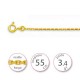 Chaine en Or massif - 000350