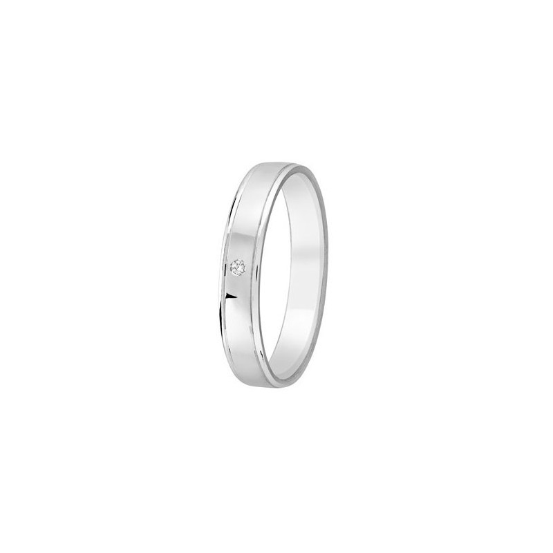 Bague en Argent et diamant - 002737