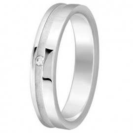 Bague diamant en Argent - 002738