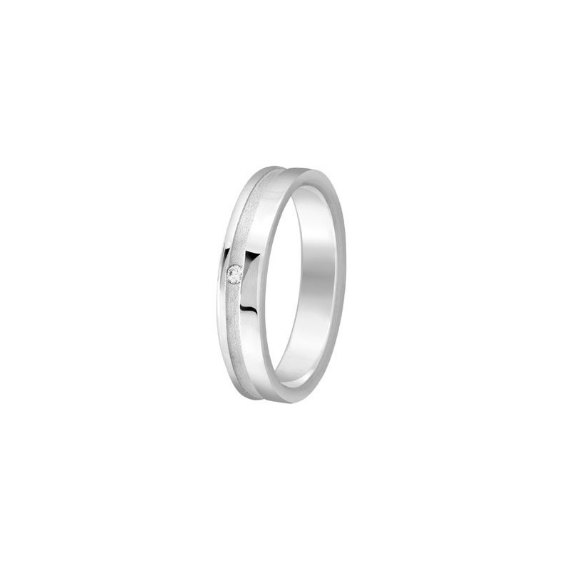 Bague diamant en Argent - 002738