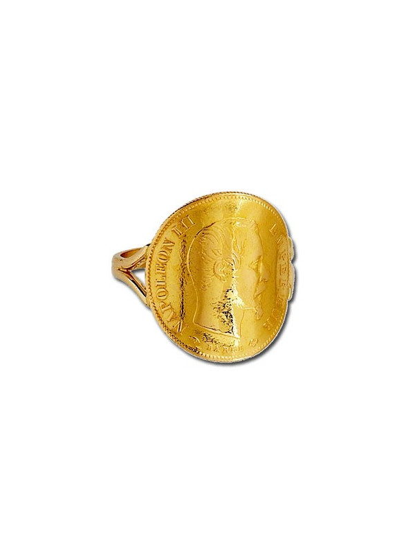 Bague pièce Or 20Frs