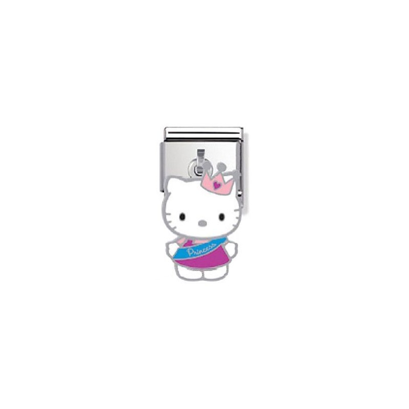 Maillon Nomination Hello Kitty charms princesse