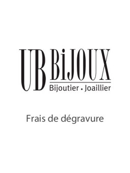 Frais de dégravure de votre bijou