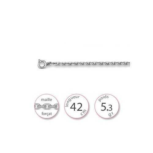 Chaine fine argent - 000625