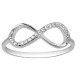 Bague Argent signe infini 002841