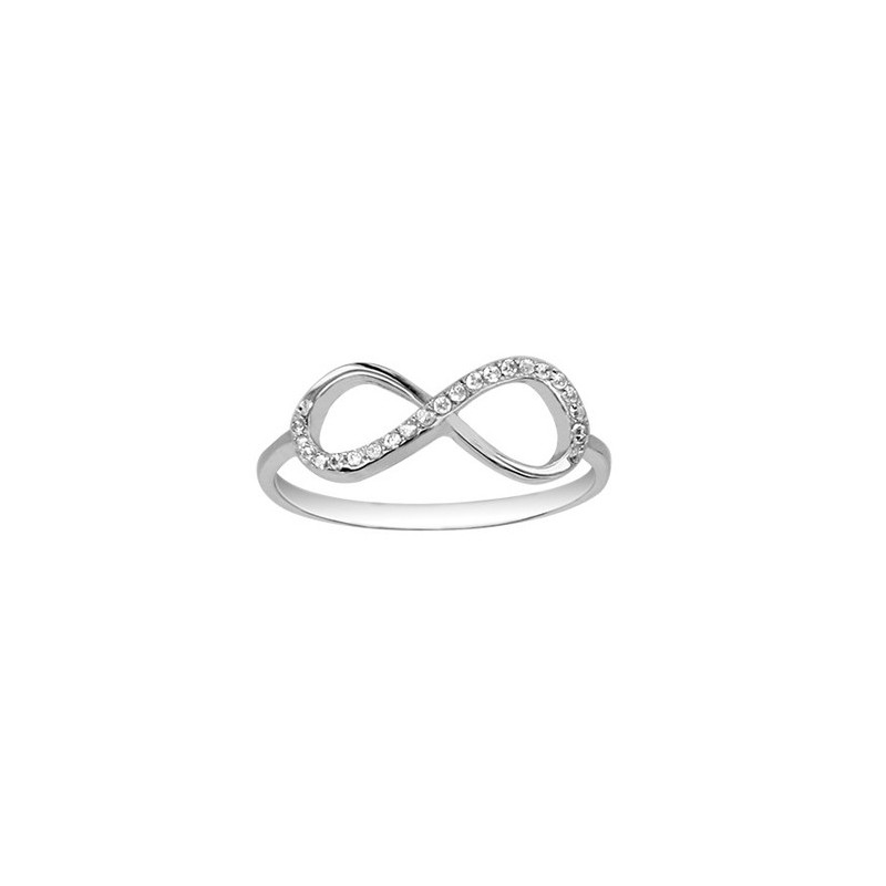 Bague Argent signe infini 002841