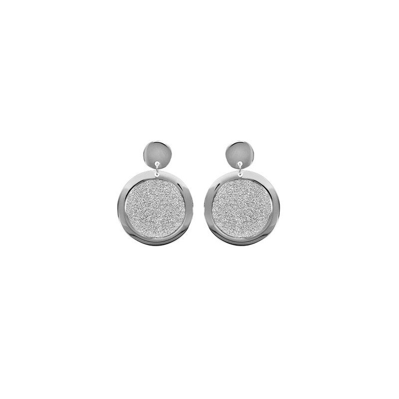 Boucles en Acier avec strass - 002871