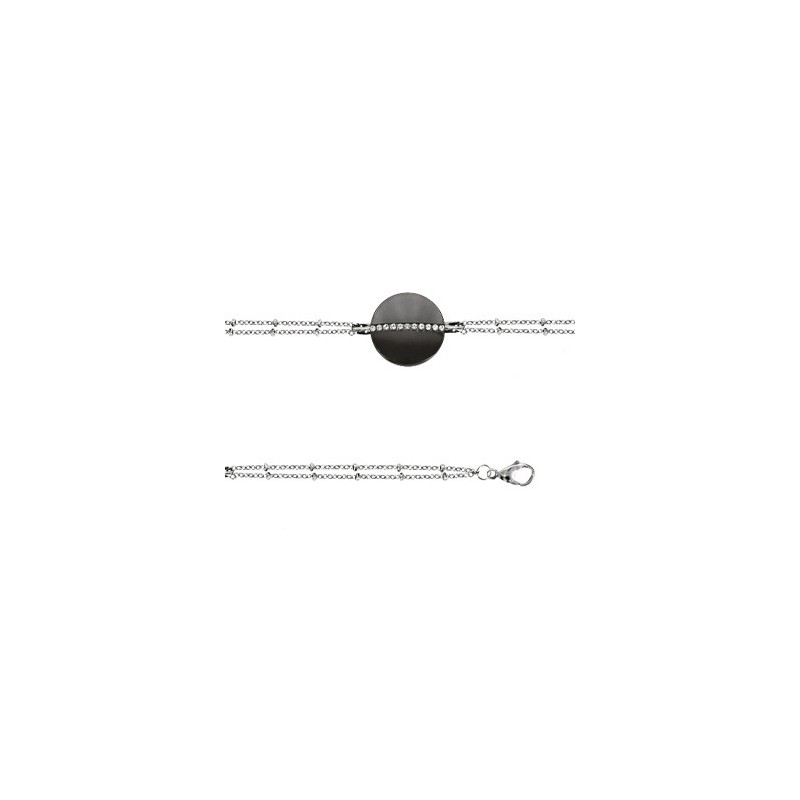 Bracelet en Acier et céramique