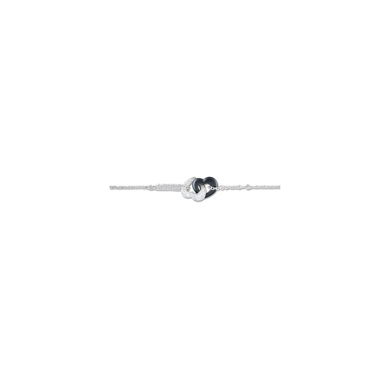 Bracelet coeurs en Argent