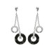 Boucles d'oreilles Argent et céramique