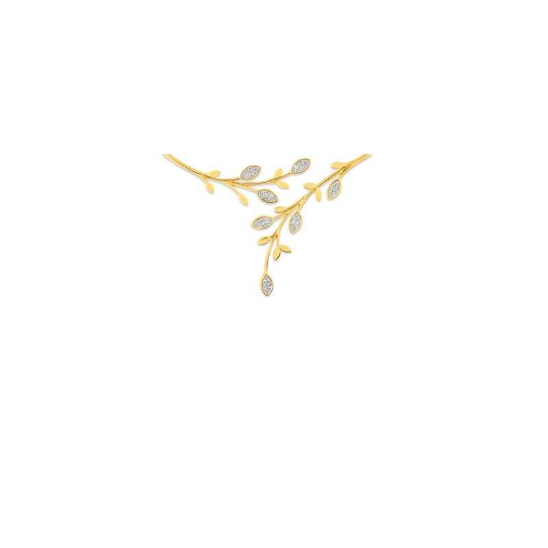 Prestigieux collier en Plaqué Or