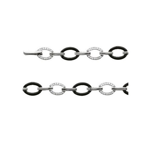 Bracelet céramique et Argent
