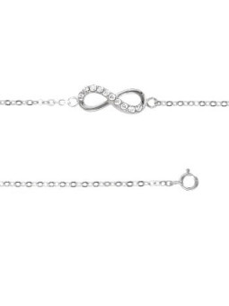 Bracelet Argent symbole infini