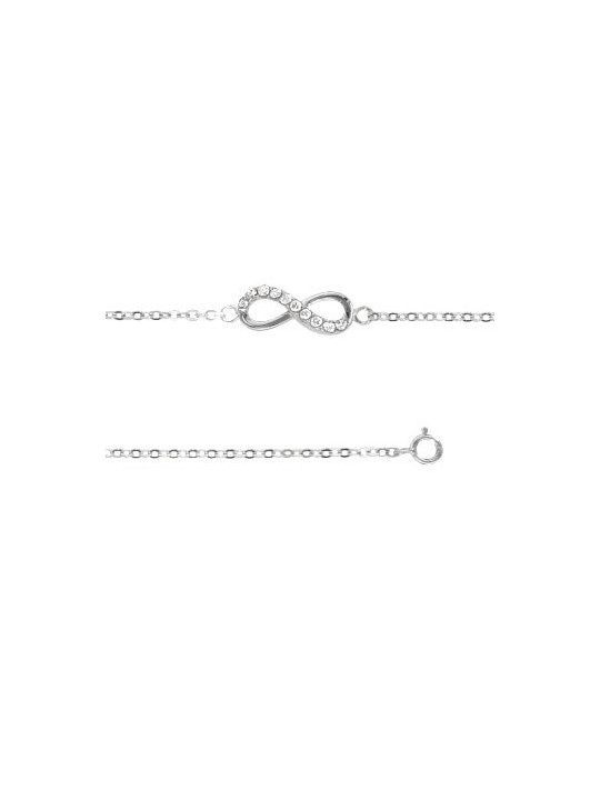 Bracelet Argent symbole infini