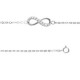 Bracelet Argent symbole infini