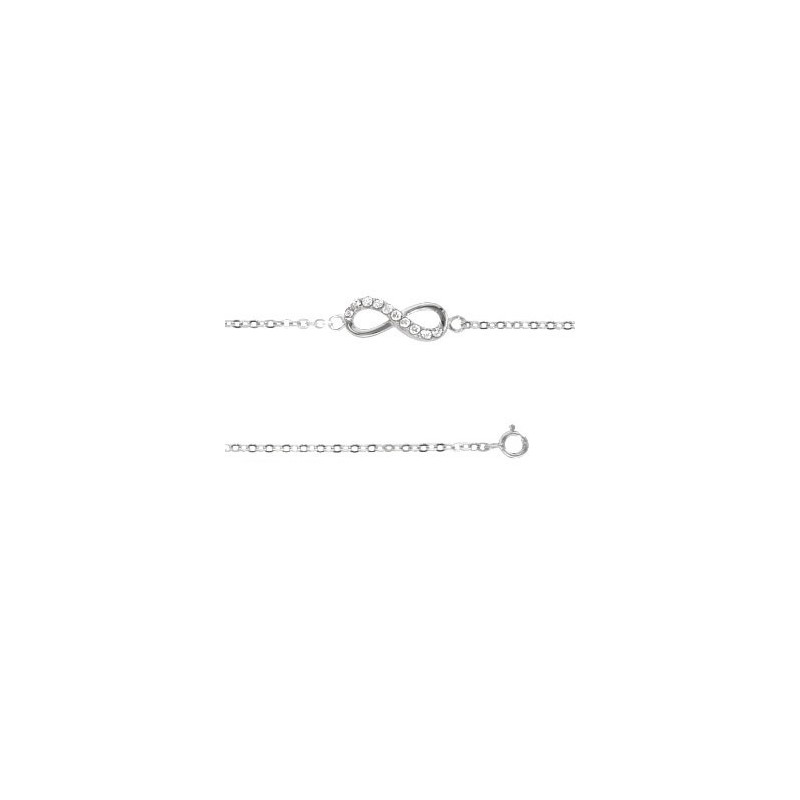 Bracelet Argent symbole infini