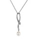 Collier en Argent et perle blanche