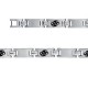Bracelet Acier motif tribal