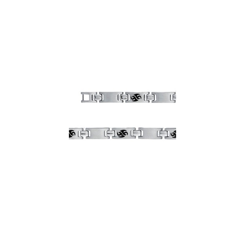 Bracelet Acier motif tribal