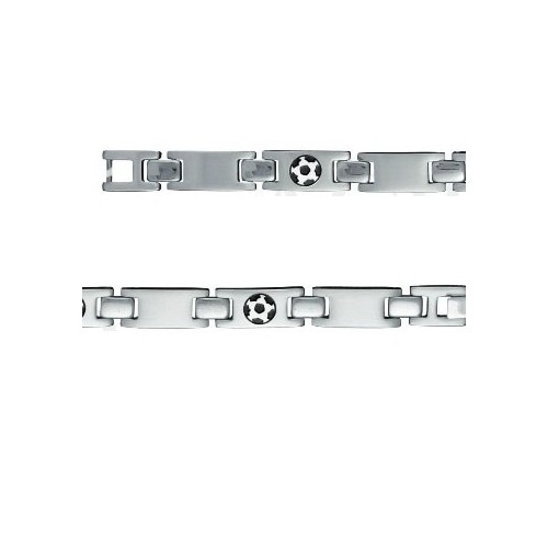 Bracelet Acier motif ballon de foot