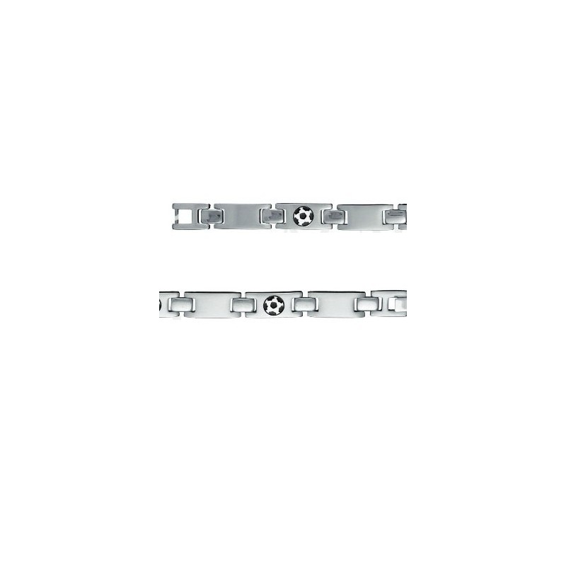 Bracelet Acier motif ballon de foot