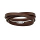 Bracelet marron en Acier