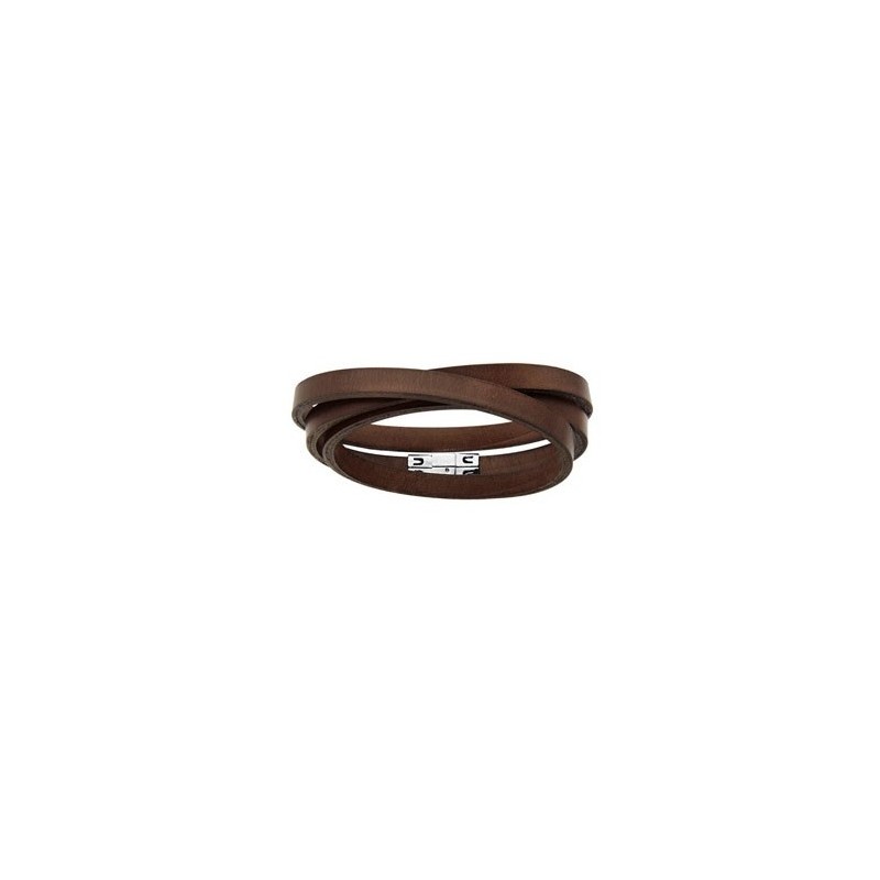 Bracelet marron en Acier
