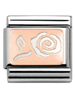 Maillon Nomination classic rose Or rose