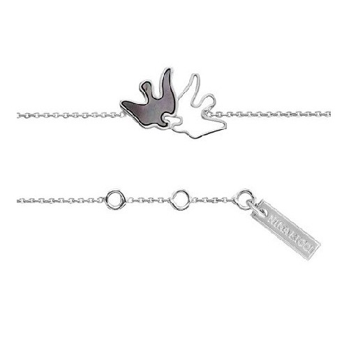 Bracelet Nina Ricci oiseau Argent