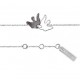 Bracelet Nina Ricci oiseau Argent