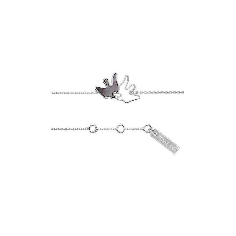 Bracelet Nina Ricci oiseau Argent
