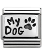 Maillon Nomination classic Argent My Dog