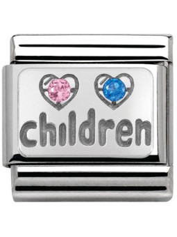 Maillon Nomination classic Argent garçon/fille