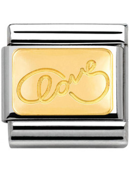 Maillon Nomination classic love gravé