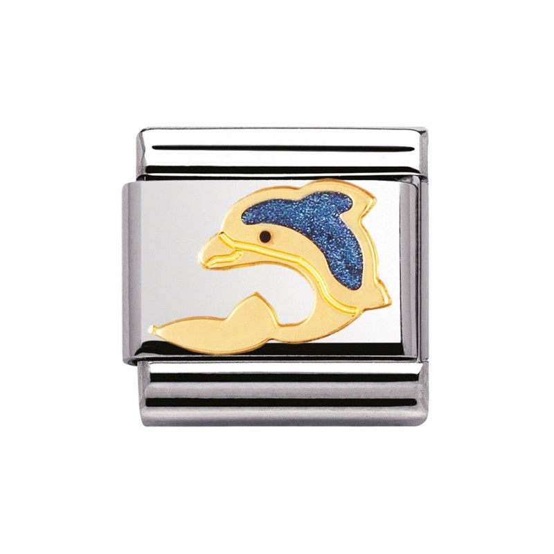 Maillon Nomination classic dauphin bleu