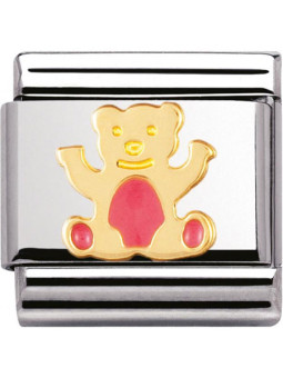 Maillon Nomination classic ourson en Or