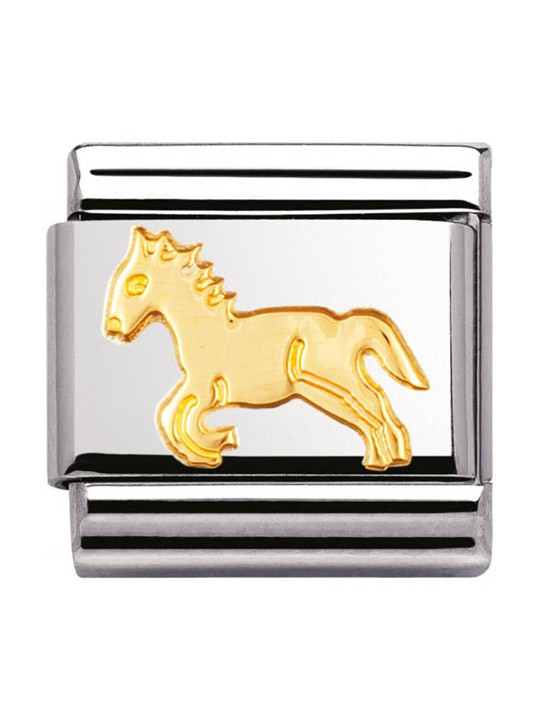 Maillon Nomination classic cheval en Or