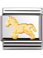 Maillon Nomination classic cheval en Or
