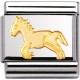 Maillon Nomination classic cheval en Or