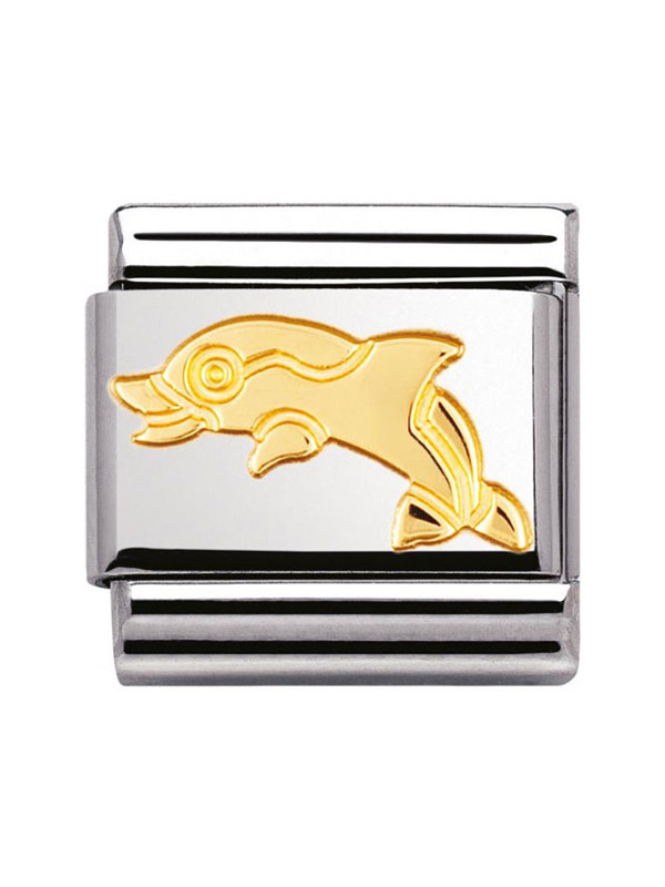 Maillon Nomination classic dauphin en Or