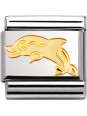 Maillon Nomination classic dauphin en Or