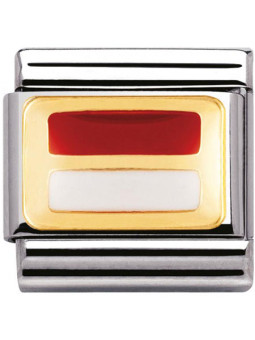 Maillon Nomination classic drapeau de monaco