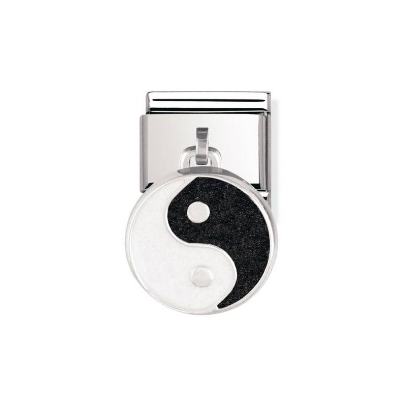Maillon Nomination classic charms yin et yang