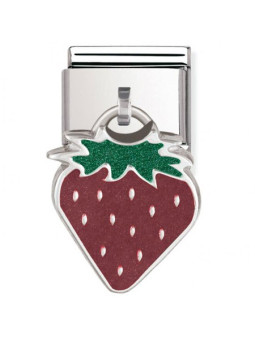 Maillon Nomination classic charms fraise