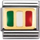 Maillon Nomination classic drapeau italien