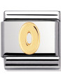 Maillon Nomination classic chiffre 0 en Or