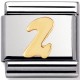 Maillon Nomination classic chiffre 2 en Or