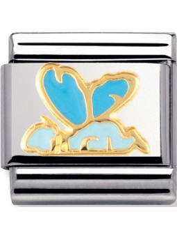 Maillon Nomination classic bébé bleu