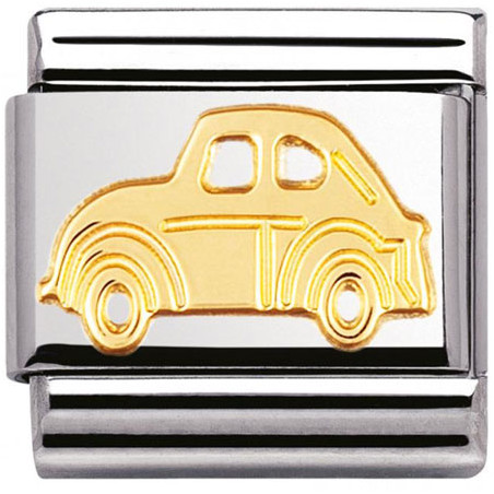 Maillon Nomination classic voiture en Or