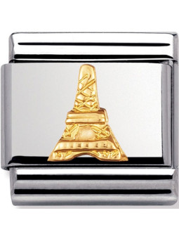 Maillon Nomination classic tour eiffel en relief